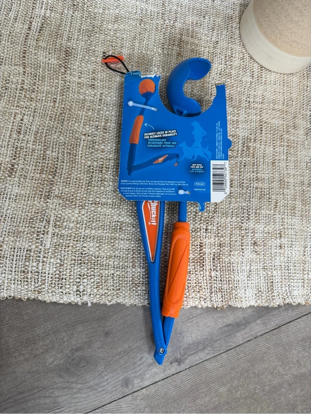 New Chuckit! Dog Toy Ball Launcher - Blue & Orange